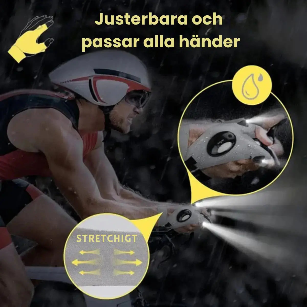 Led Handskar-Alltid ljus där du behöver det