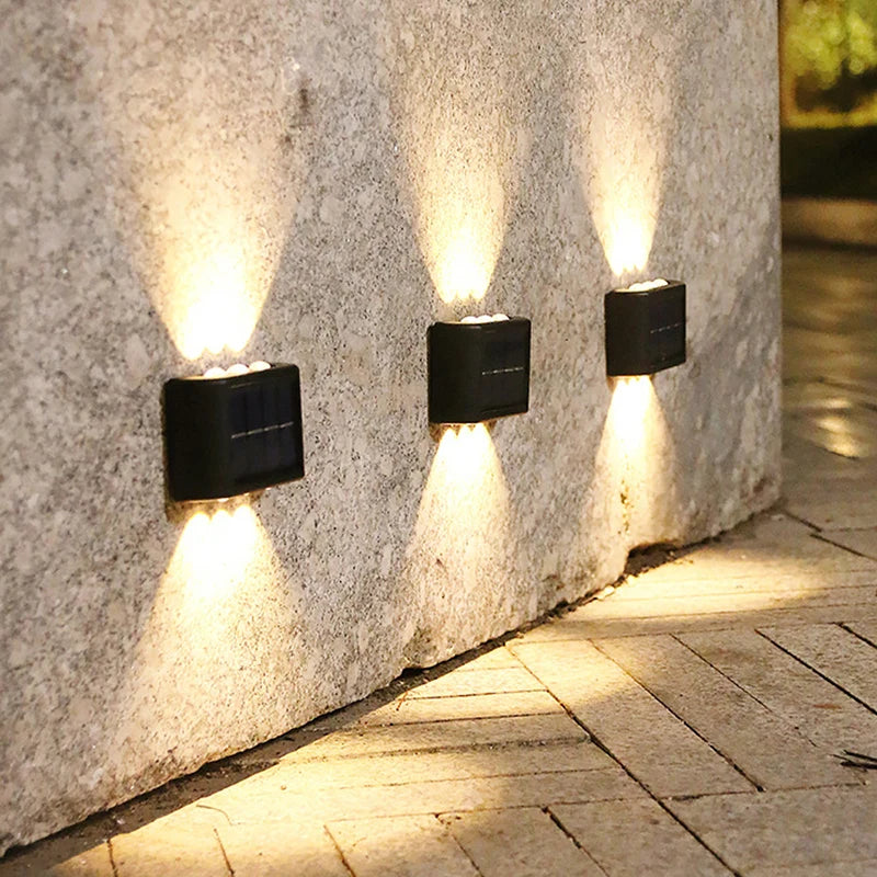 Solcellsdriven Vägglampa